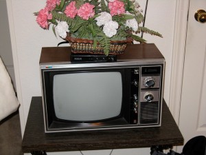 TV antiga Sanyo